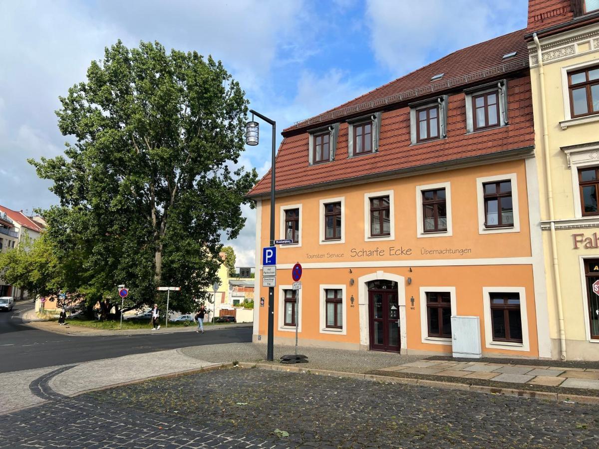 Pension Scharfe Ecke Hotel Gorlitz Bagian luar foto